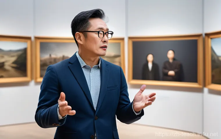 교사 이직 성공 사례 공유 - **A male in his late 40s, East Asian,** previously a history teacher, now a cultural content strateg...